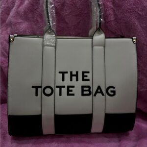 Black and White Tote Bag